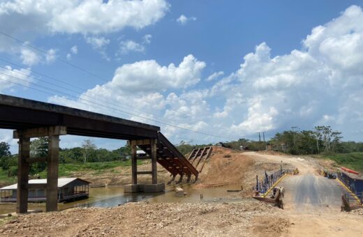 Pontes na BR-319 seguem com obras paradas - Foto: Francisco Santos/Portal Norte