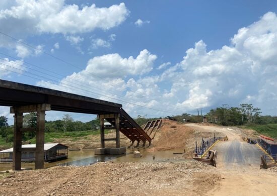 Pontes na BR-319 seguem com obras paradas - Foto: Francisco Santos/Portal Norte