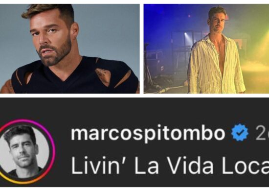 Foto: Reprodução/Instagram: ricky_martin/@marcospitombo