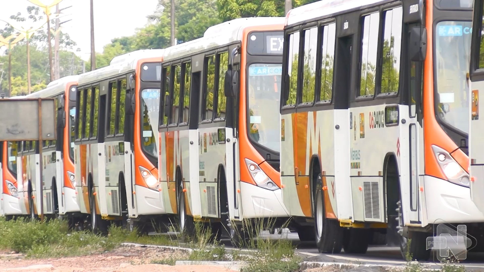 Transporte público de Manaus ganhou 15 novos ônibus para a frota – Foto: Reprodução/TV Norte Amazonas
