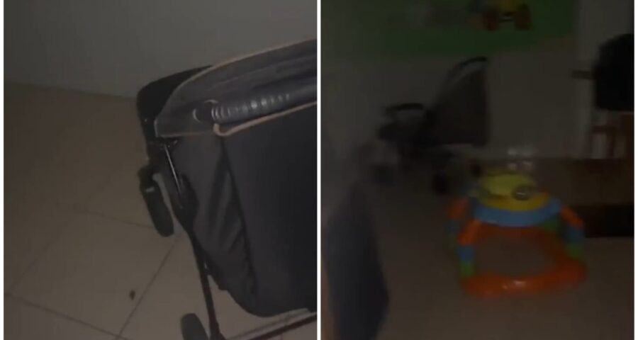 Criança estava em sala escura dentro da creche - Foto: Reprodução/Redes Sociais