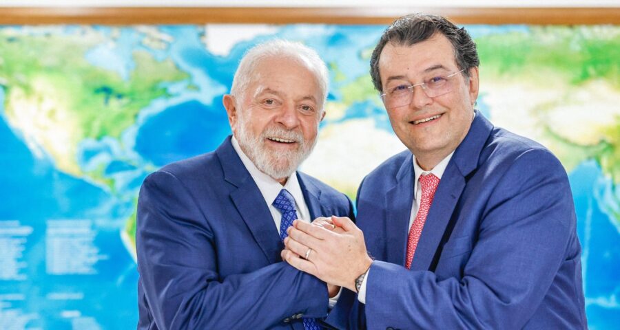 Senador Eduardo Braga participa de reunião com o presidente Lula - Foto: Presidência da República