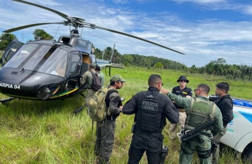 Com ajuda de helicóptero, PCAC prende suspeito de tentativa de feminicídio