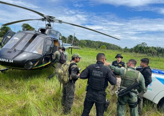 Com ajuda de helicóptero, PCAC prende suspeito de tentativa de feminicídio