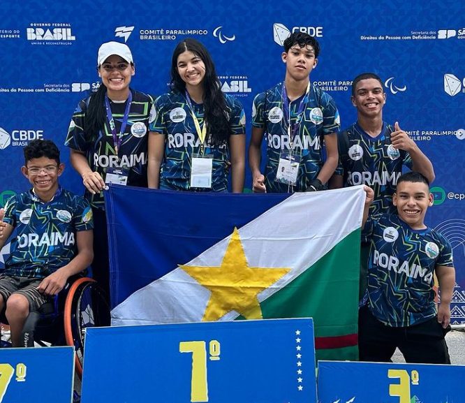 Equipe roraimense nas Paralimpíadas Escolares 2023 - Foto: Instagram / Centro de Referência Paralímpico em Roraima