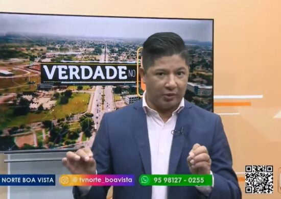 O Verdade no Ar é apresentado por Cleytton Rasec – Foto: Reprodução/TV Norte Boa Vista