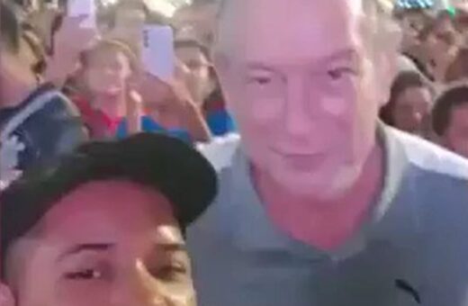 No final do vídeo, Ciro Gomes afirma que agrediu o homem - Foto: Reprodução/Jornal O Povo