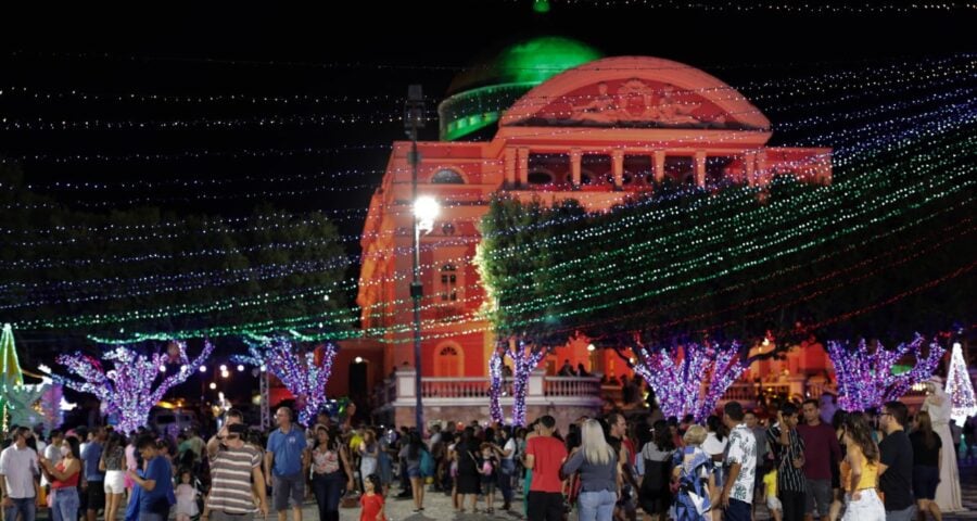 Programação de Natal no Largo ocorre ao longo do mês - Foto: Arquivo/Secretaria de Cultura e Economia Criativa