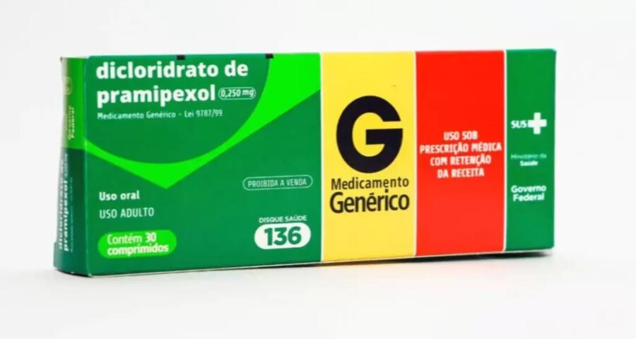 Dicloridrato de pramipexol é o medicamento para Parkison - Foto: Reprodução/Sincofarma