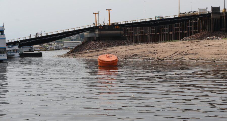 Seca do Rio Negro no Porto de Manaus - Foto: Antônio Lima/ Secom