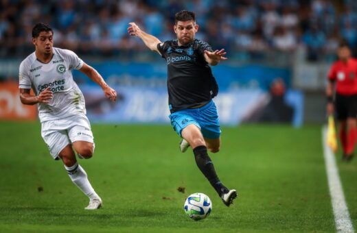 Grêmio derrota o Goiás por 2 a 1, e derruba o time goiano da Série A - Foto: Reprodução/Lucas Uebel/Grêmio FBPA