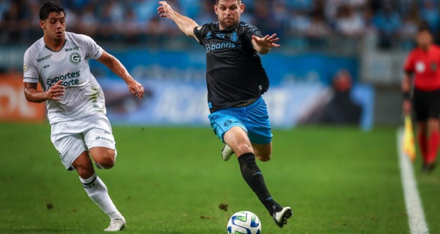 Grêmio derrota o Goiás por 2 a 1, e derruba o time goiano da Série A - Foto: Reprodução/Lucas Uebel/Grêmio FBPA