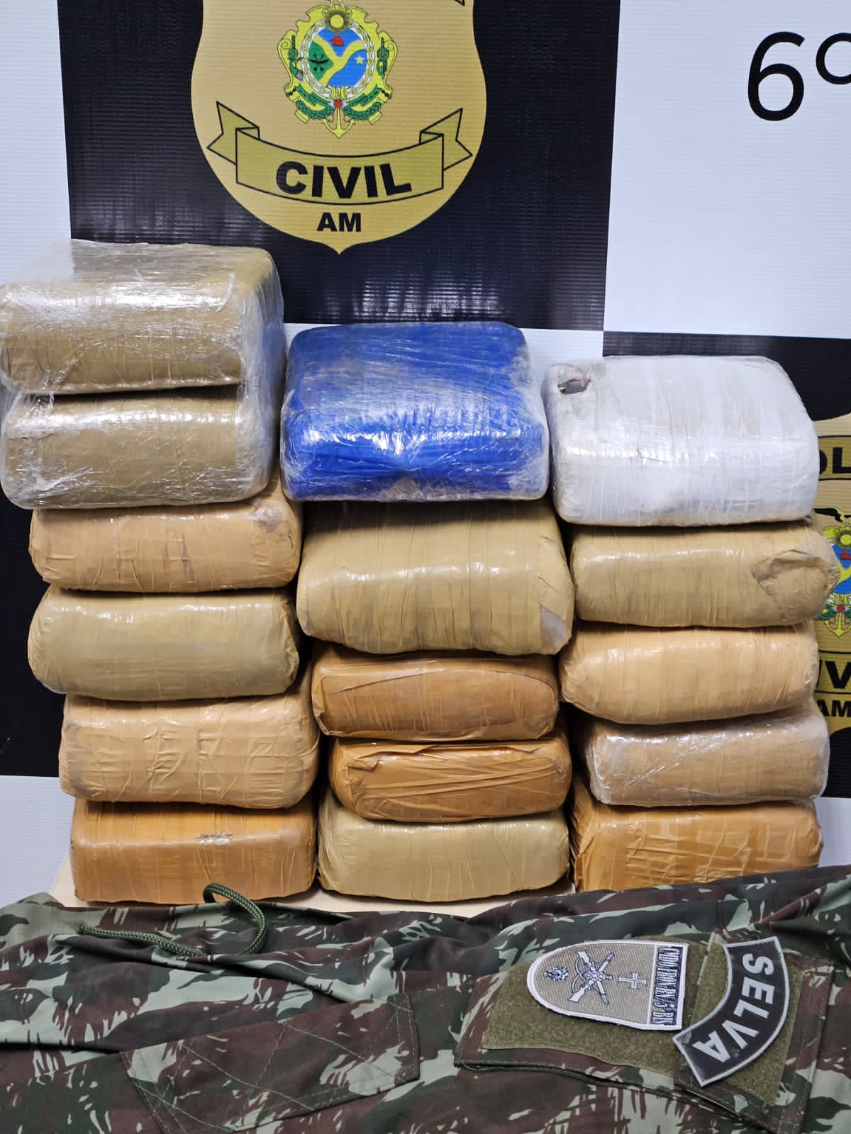 Polícia apreende 16 tabletes de maconha ‘skunk’ avaliados em R$ 240 mil