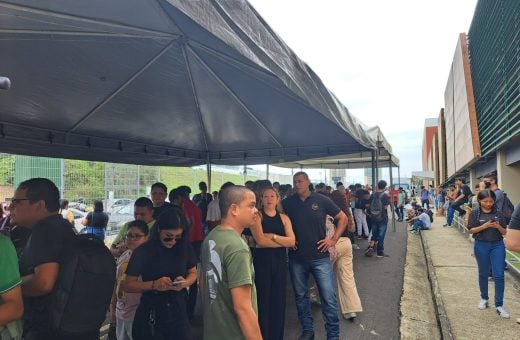 Público aguarda para entrar no Amazon Tecnogame - Foto: Bárbara Fernandes/ Portal Norte