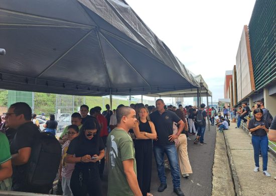 Público aguarda para entrar no Amazon Tecnogame - Foto: Bárbara Fernandes/ Portal Norte