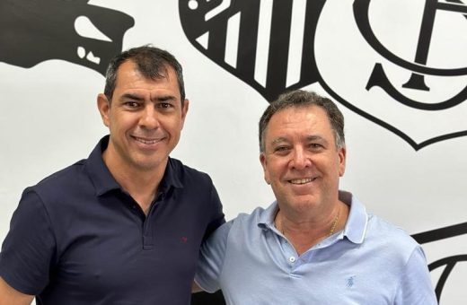 Presidente do Santos anuncia Fábio Carille como o novo técnico do clube - Foto: Reprodução/ Instagram @marcelopteixeira