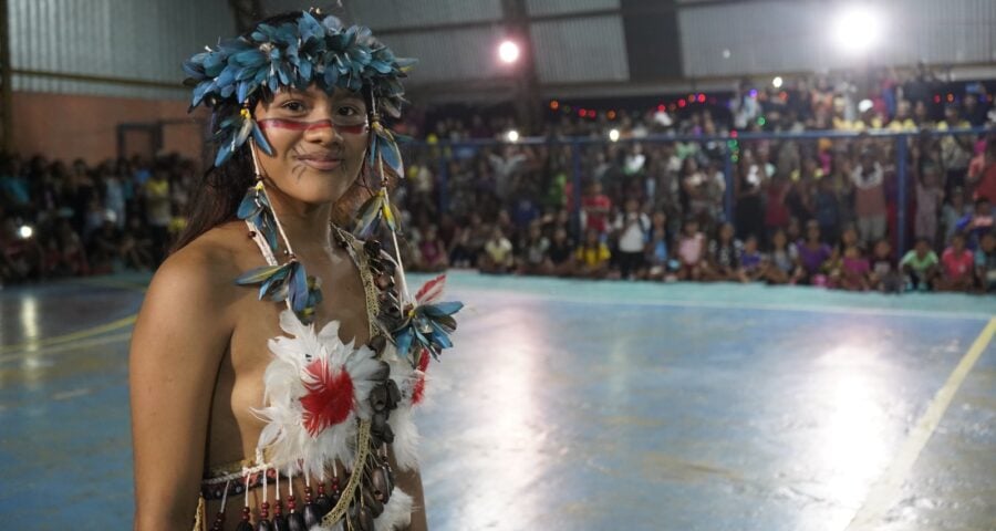 A segunda edição do Festival Cultural Indígena da Juventude - Foto: Assessoria de Comunicação da Prefeitura de Santo Antônio do Içá