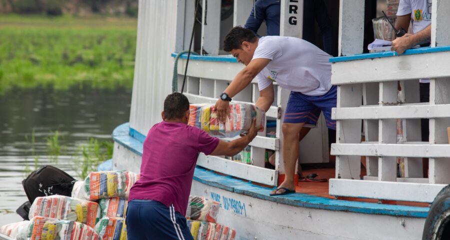 Seca dos rios no Amazonas afetou milhares de famílias - Foto: Iranilson Valente/Funbio