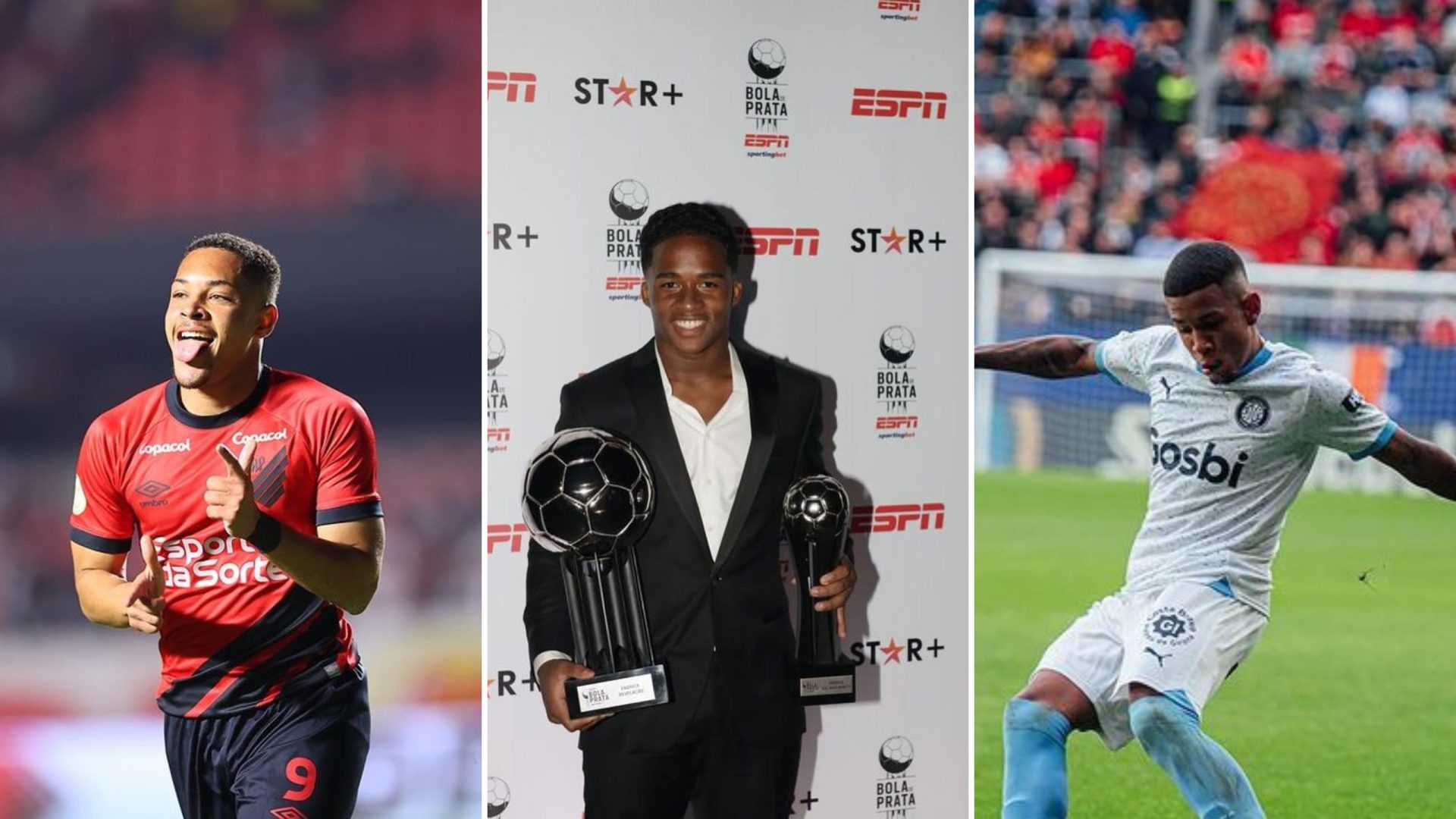 Endrick, Vitor Roque e Sávio são indicados a prêmio de melhor jogador jovem  do mundo