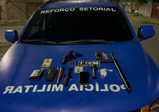 Homem de 62 anos foi preso por porte ilegal de arma de fogo em Boa Vista-RR - Foto: PM-RR