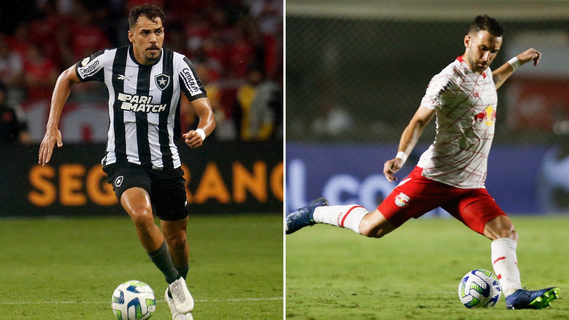 Botafogo e Red Bull Bragantino, apenas um vai à fase de grupos da Libertadores - Foto: Reprodução/Ari Ferreira/Red Bull Bragantino/Vitor Silva/Botafogo