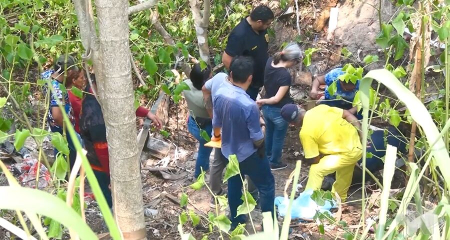 IML confirma que ossada encontrada é do bebê da vítima – Foto: Reprodução/TV Norte Amazonas