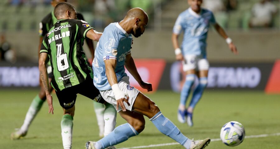 América-MG vence o Bahia e permanece na lanterna do campeonato - Foto: Reprodução/Felipe Oliveira/EC Bahia