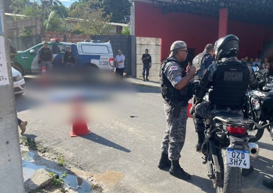 Homem é assassinado com sete tiros enquanto fazia mudança em Manaus – Foto: Reprodução/TV Norte Amazonas