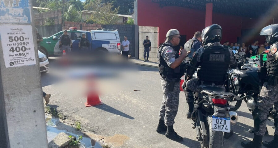 Homem é assassinado com sete tiros enquanto fazia mudança em Manaus – Foto: Reprodução/TV Norte Amazonas