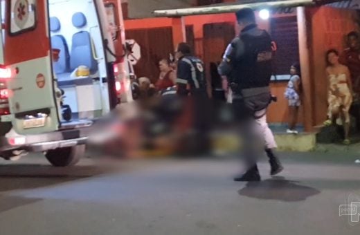 Homem esfaqueia mulher e é agredido por vizinhos na Zona Oeste de Manaus – Foto: Reprodução/TV Norte Amazonas