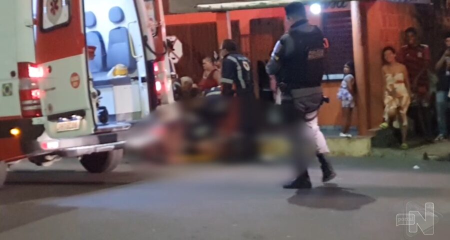 Homem esfaqueia mulher e é agredido por vizinhos na Zona Oeste de Manaus – Foto: Reprodução/TV Norte Amazonas