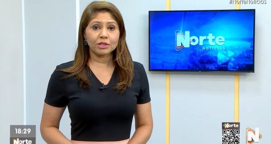 O Norte Notícias é apresentado por Mariana Rocha – Foto: Reprodução/TV Norte Amazonas