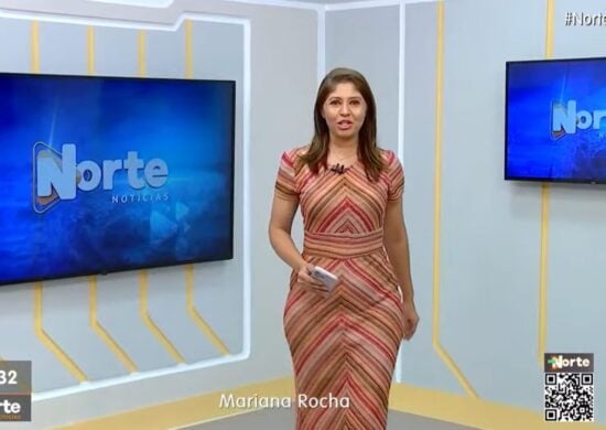 O Norte Notícias é apresentado por Mariana Rocha – Foto: Reprodução/TV Norte Amazonas