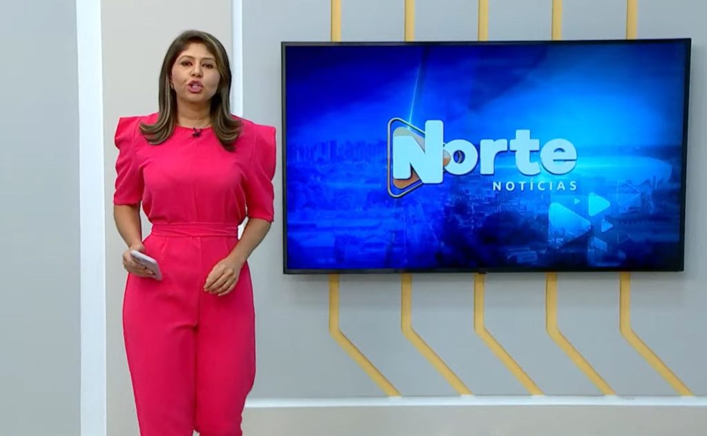 O Norte Notícias é apresentado por Mariana Rocha – Foto: Reprodução/TV Norte Amazonas