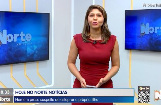 O Norte Notícias é apresentado por Mariana Rocha – Foto: Reprodução/TV Norte Amazonas