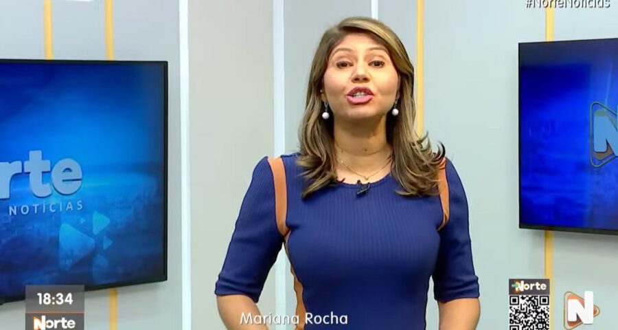 O Norte Notícias é apresentado por Mariana Rocha – Foto: Reprodução/TV Norte Amazonas