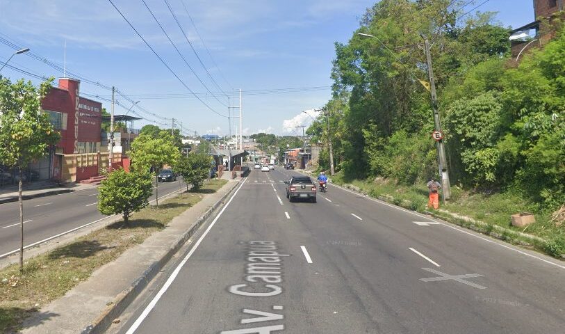 Trânsito na avenida Camapuã é afetado pelo serviço - Foto: Reprodução/GoogleMaps