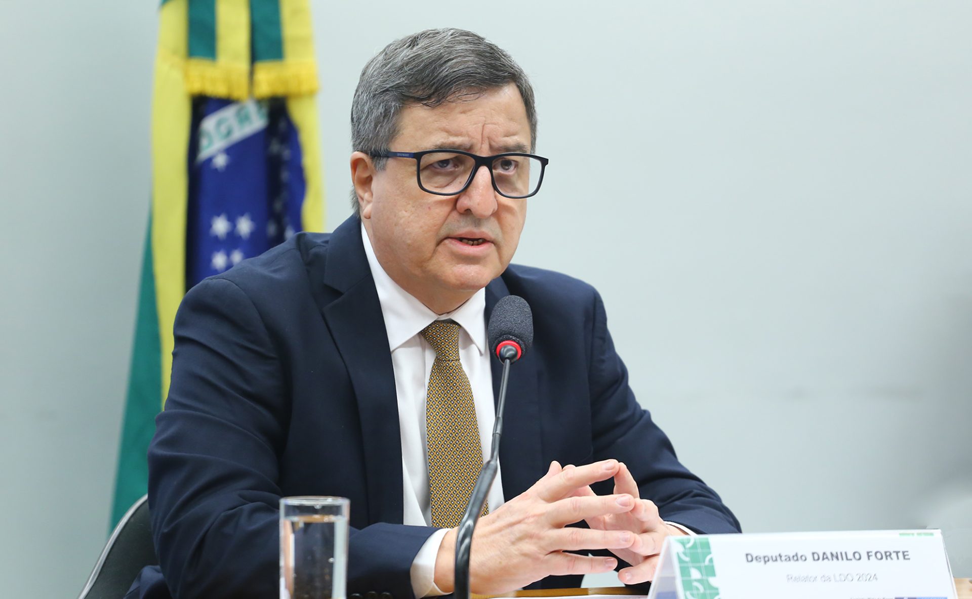 Deputado Danilo Forte (UNIÃO-CE), durante discussão do Relatório Preliminar na comissão - Foto: Vinicius Loures/Câmara dos Deputados