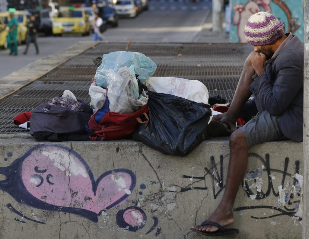 População vulnerável em situação de rua. Foto: Fernando Frazão/Agência Brasil