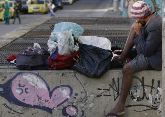 População vulnerável em situação de rua. Foto: Fernando Frazão/Agência Brasil