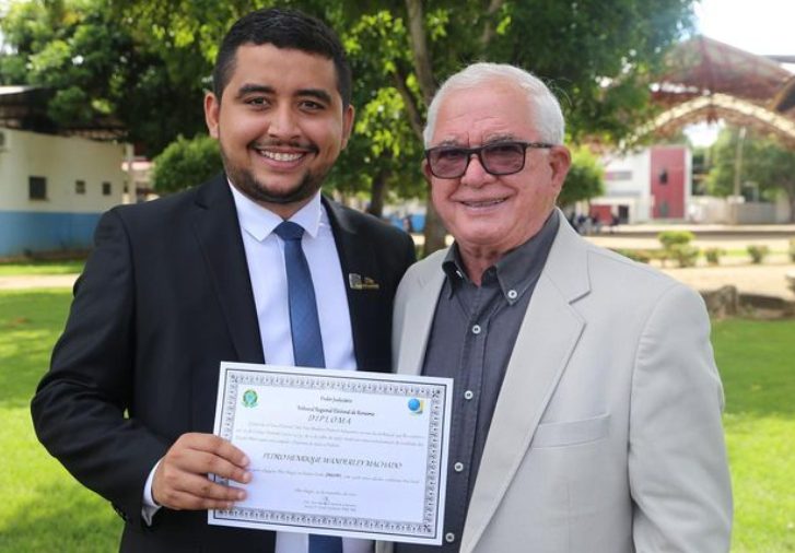 Pedro Henrique Machado, prefeito de Alto Alegre e seu pai, Henrique Manoel Machado, ex-conselheiro do TCE-RR - Foto: Reprodução / Instagram