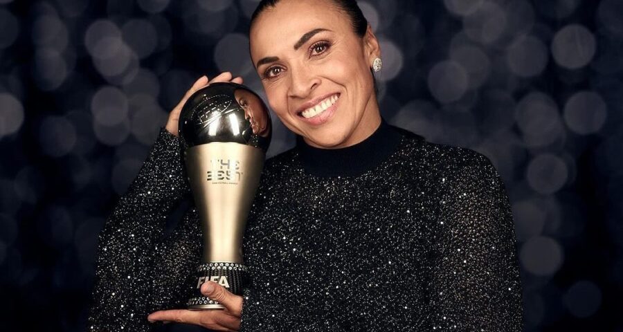 Pela seleção brasileira, Marta participou de 189 partidas e marcou 122 gols - Foto: Reprodução/ Instagram @martavsilva10