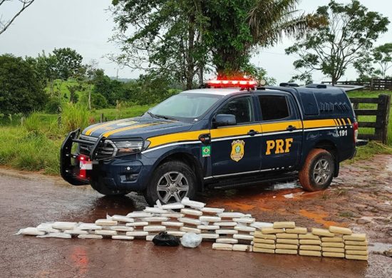 Quatro homens são presos com mais de 85 kgs de drogas no Acre -Foto: Ascom/PRF