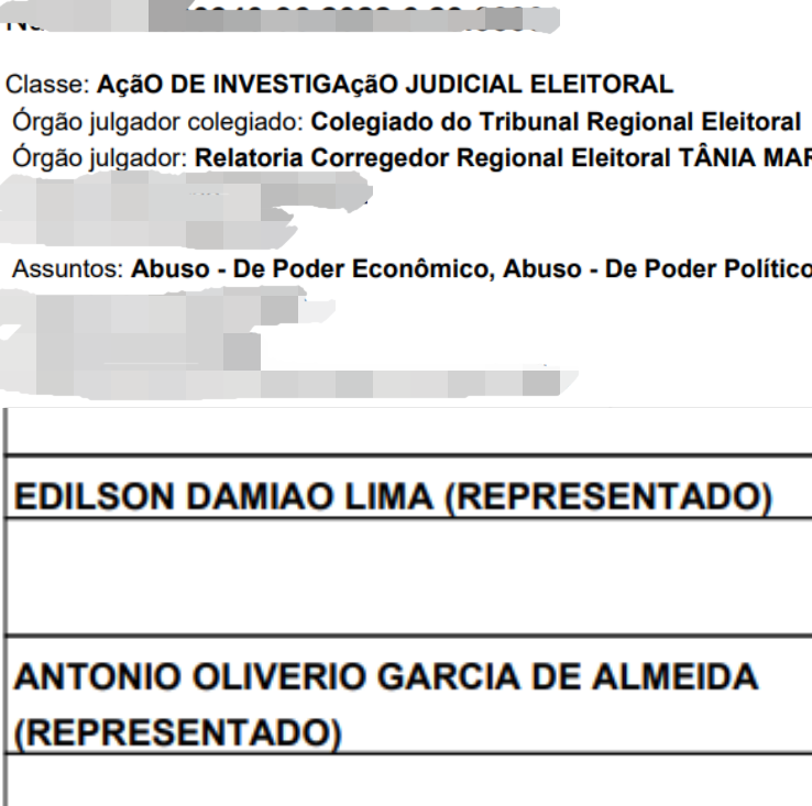 Processo contra no governador e vice de Roraima - Imagem:  Reprodução