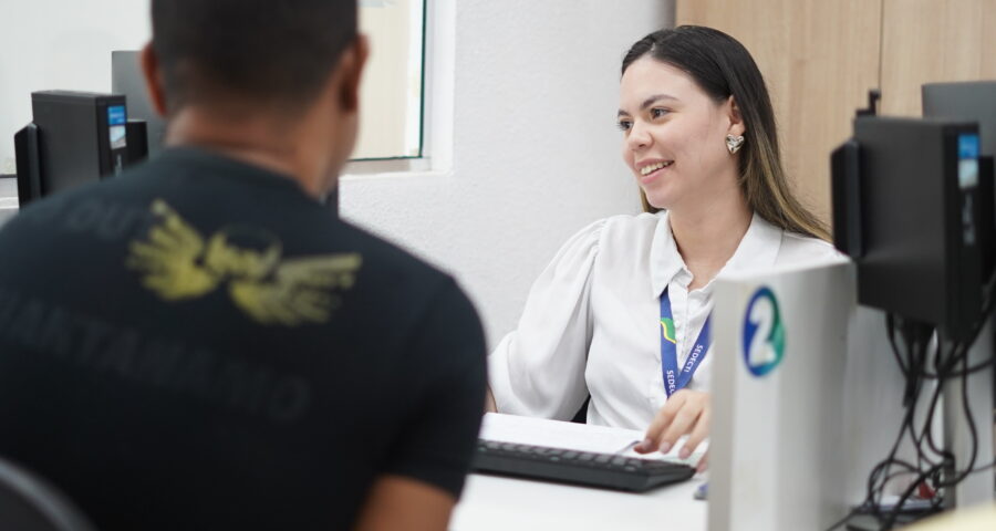 A distribuição das senhas e atendimento para as vagas são realizados das 8h às 14h na sede do Sine Amazonas - Foto: Henrique Miranda/Setemp