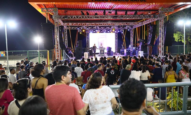 Shows gratuitos são realizadas todo fim de semana, a partir das 18h - Foto: Divulgação/Semcom