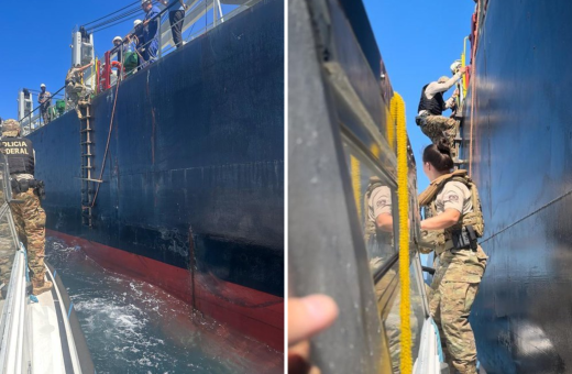 Cocaína é encontrada em casca de navio que ia para a África no PR