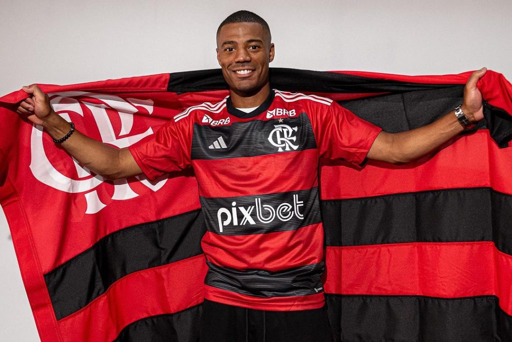 De La Cruz será apresentado pelo Flamengo no ninho do Urubu- Foto: Paula Reis/CRF
