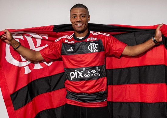 De La Cruz será apresentado pelo Flamengo no ninho do Urubu- Foto: Paula Reis/CRF