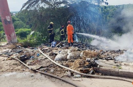 Incêndio atinge área mata no Distrito Industrial em Manaus